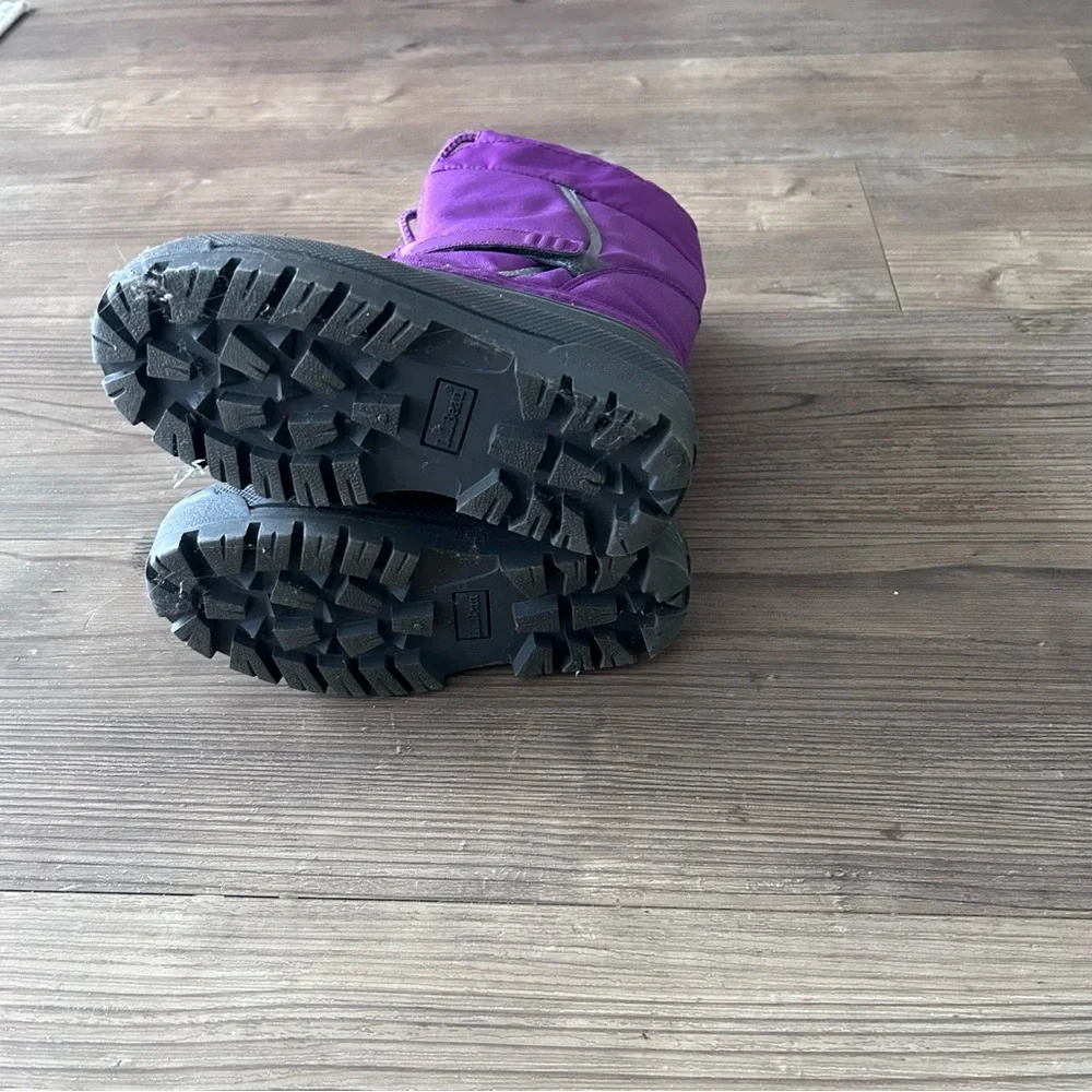 L.L.Bean Kids' girls Northwoods Boots in Bold Lilac waterproof Size 12